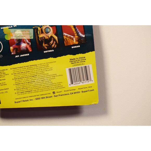 Super7 Godzilla Mothra ReAction Figure - Picture 3 of 3